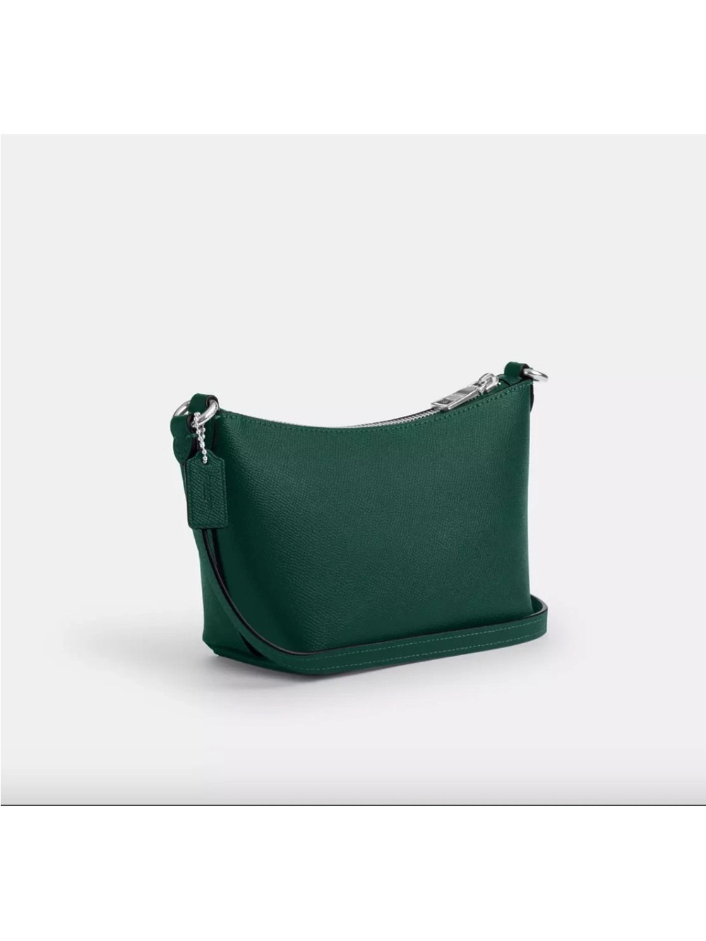 Coach Zip Tote Crossbody Bag Emerald Green - Picture 12 of 14